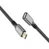 USB 3.2 Gen2 Type-C naar USB-C/F, PD, 1m