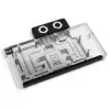 Vloeistofkoelblok Alphacool Core RX 9070 XT Swift+ transparant chroom voor GPU