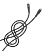 USB Type-C naar Type-C datakabel Tellur TLL155471, 1 m, 3 A, 60 W PD, nylon gevlochten, zwart