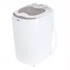 Toplader wasmachine Adler AD 8055, draagbaar, 3 kg inhoud, crème, draaiknop, 150 W