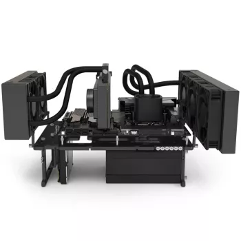 Benchtable Streacom BC1 V2 zwart ATX-ondersteuning aluminium