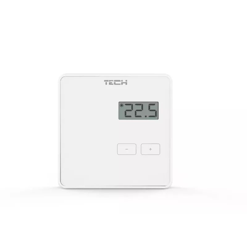 Tech Controllers R-8b PLUS draadloze ruimteregelaar, wit