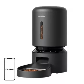 Petlibro Granary automatische voerbak voor huisdieren met camera, 5 L, zwart