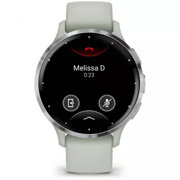 Garmin Venu 3S 3,05 cm (1,2 inch) AMOLED 41 mm digitaal 390 x 390 pixel touchscreen grijs, zilver Wi-Fi GPS (satelliet)