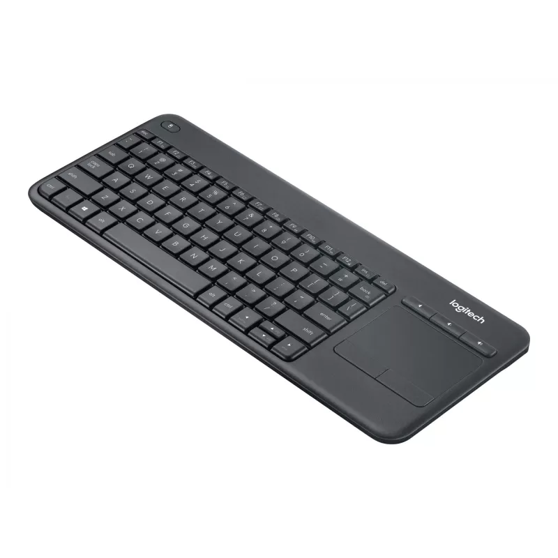 Logitech Wireless Touch Keyboard K400 Plus - toetsenbord - draadloos - 2,4 GHz - Tsjechisch - zwart