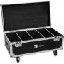 Flightcase Roadinger PLL-384 voor 4 LED-spots, robuuste uitvoering