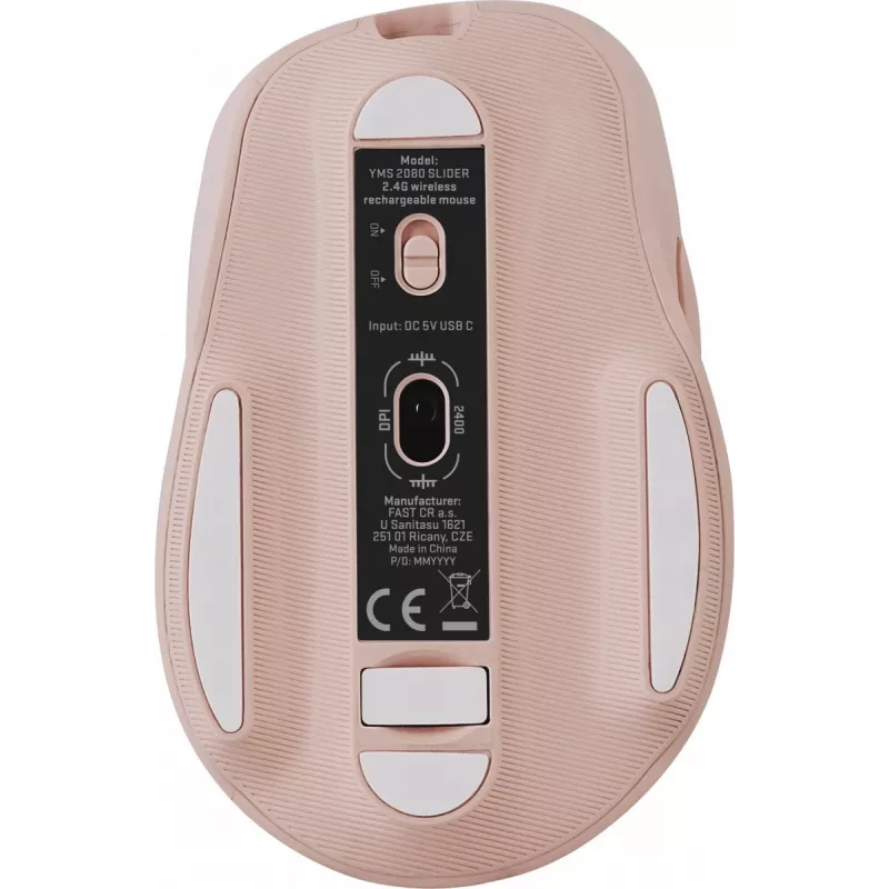 Draadloze muis YENKEE YMS 2080PK SLIDER 2.4GHz
