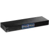 TRENDnet TEG S17 - switch - 16 x 10/100/1000 - rack-monteerbaar