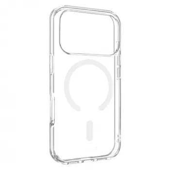 Vaste achterkant hoes | Apple | iPhone 17 Pro | TPU/PC | transparant | MagPure