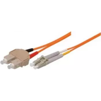 Tecline exertis Connect - patchkabel - SC multimode (M) naar LC multimode (M) - 15 m - glasvezel - 50/125 micrometer - OM2 - oranje (85615)