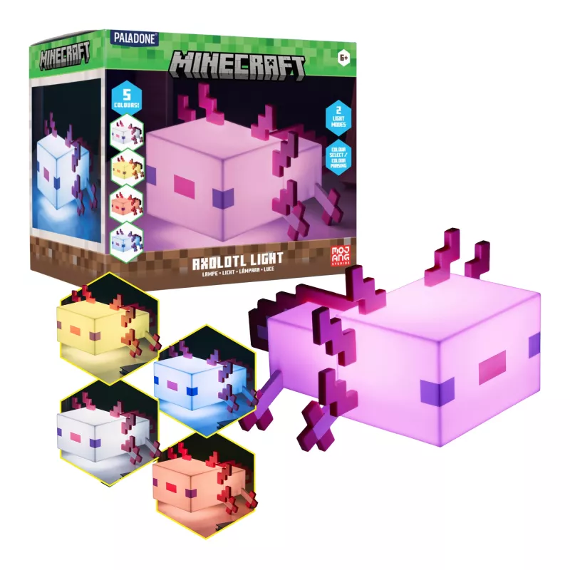 Paladone Minecraft Axolotl-lamp