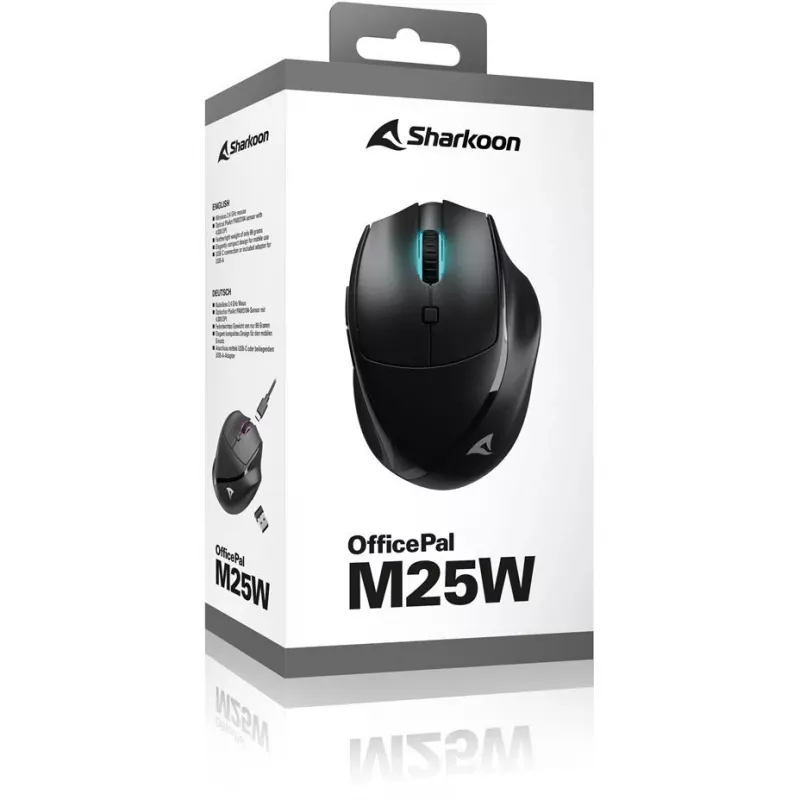 Sharkoon OfficePal M25W zwart