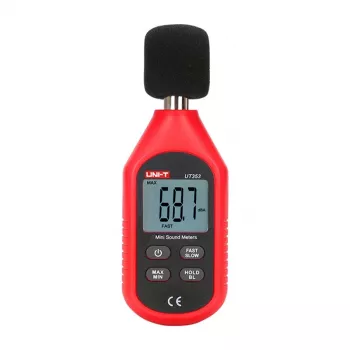 Geluidsniveaumeter UT353, 30–130 dB bereik, 31,5 Hz–8 kHz frequentie