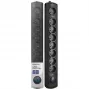 Overspanningsbeveiliging Qoltec 50113 zwart 8 AC-uitgangen 230 V 1,8 m