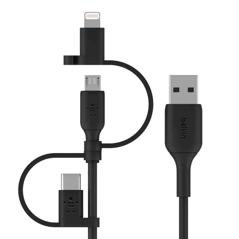 Belkin universele kabel Lightning/Micro/USB-C