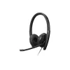 Lenovo 4XD1P83425 hoofdtelefoon/headset bedraad hoofdband gesprekken/muziek USB Type-A zwart