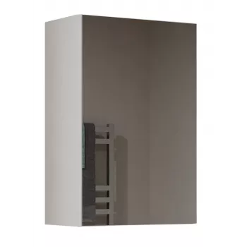 Badkamer wandkast Top e shop POLA 1DL BIEL — 400×220×600 mm, 3 legplanken, wit