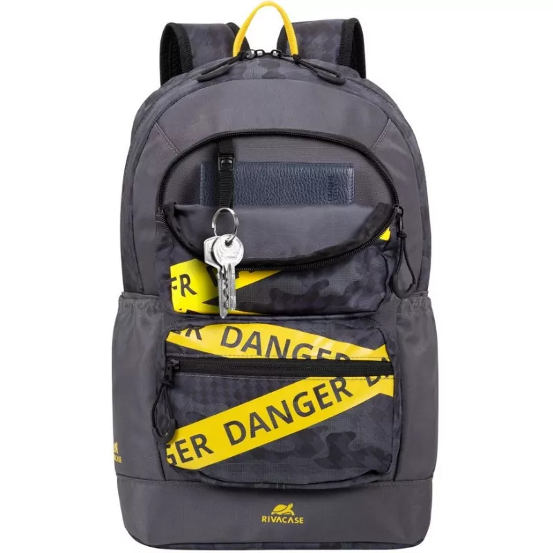 Laptoprugzak Urban 14L 13.3/5421 grijs camo Rivacase