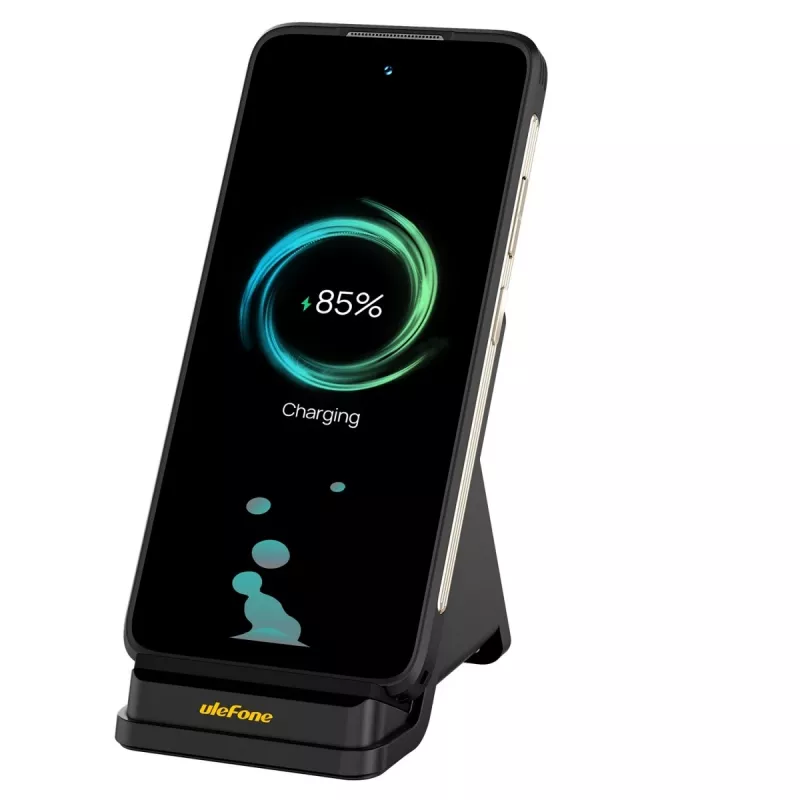 UleFone indoor-smartphone-oplader WCS01 – 50 W USB Type-C, draadloos snelladen, zwart