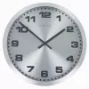 NeXtime wandklok 2906zw Mercure, Ø25 cm, zilver