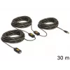 USB-kabel DeLOCK 30 m USB2.0 USB A zwart