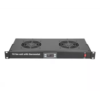 Ventilatorpaneel Extralink EX.19089 19 inch 2 ventilatoren met thermostaat