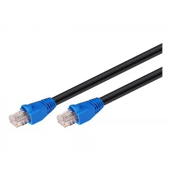 Goobay Cat 6 U/UTP 40m netwerkkabel (UTP) - zwart (40m, RJ-45, RJ45, CAT6 U/UTP patchkabel (UTP), zwart)