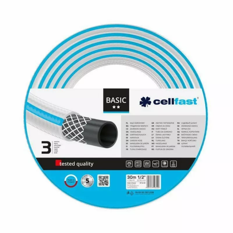 Tuinspuit Cellfast Basic 50 m, 1/2 inch diameter, model 10-422
