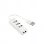 Sbox H-204W USB 4-poorts hub kokoswit