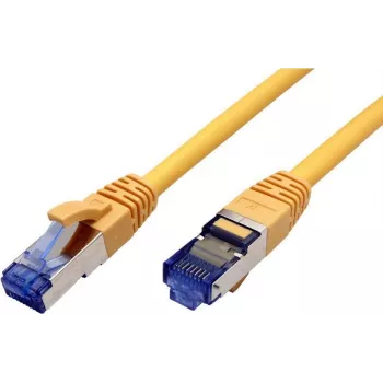 Value 21.99.1934 RJ45-netwerkkabel, patchkabel CAT 6a S/FTP 0,30 m geel 1 st.