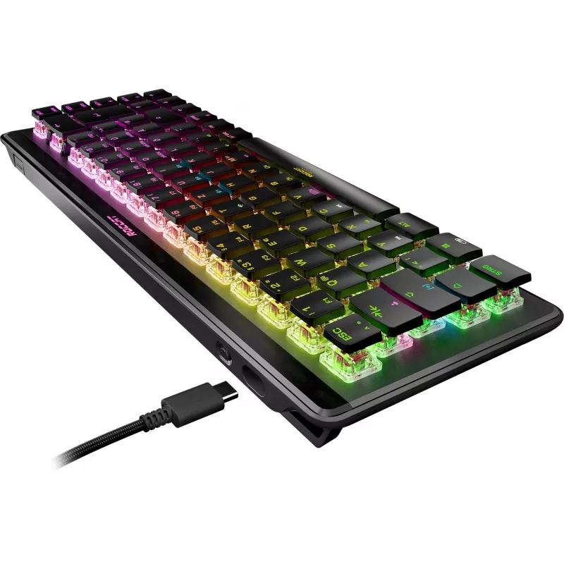 Vulcan II Mini Air, gamingtoetsenbord zwart, DE-layout, TITAN II Optical Red