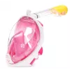 Snorkelmasker Free Breath M2068G L/XL roze — volledig gezichtssnorkelmasker, maat L/XL