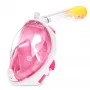 Snorkelmasker Free Breath M2068G L/XL roze — volledig gezichtssnorkelmasker, maat L/XL