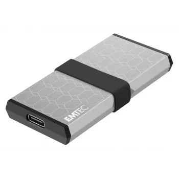 SSD Emtec 256GB Mini USB Type-C USB 3.2 Gen 2x2 zilver