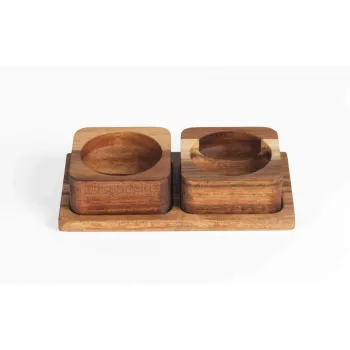Zout- en pepermolenset Salter Toronto BW127821EU7 — handmatige keramische maalwerken, compacte pinch-pot uitvoering