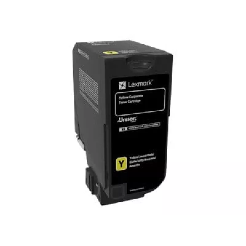 Lexmark 74C20YE Corporate-tonercartridge voor CS720/CS725/CX725, geel, 3000 pagina's