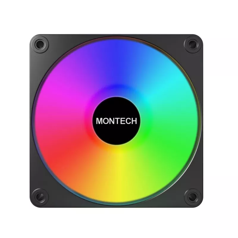 Montech GF120 V2 ARGB computerbehuizing-ventilatormodule 12 cm zwart 1 st.