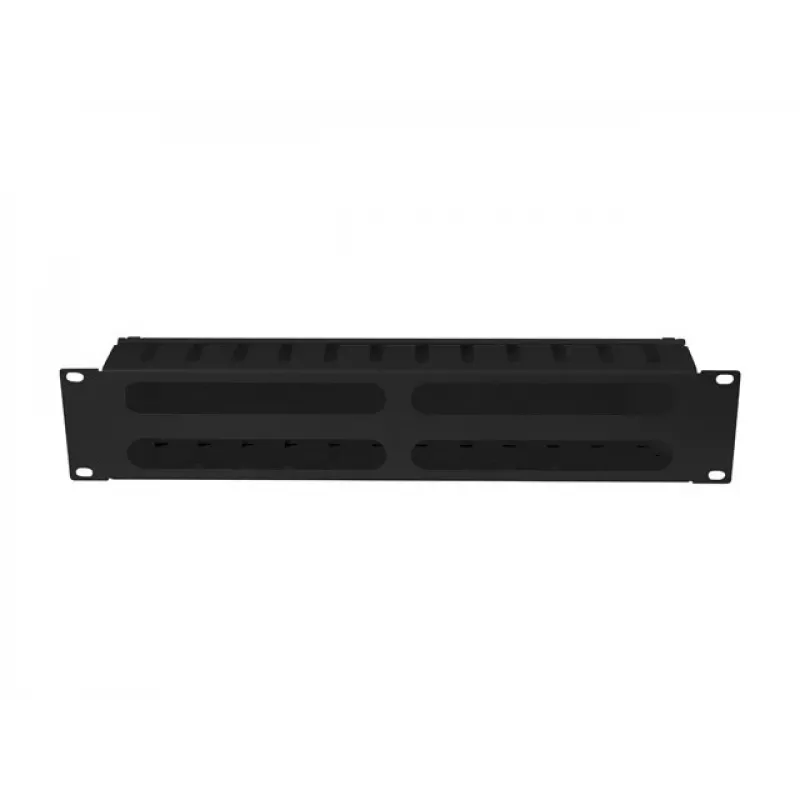 Rack-monteerbare 19 inch 2U kabelorganizer LANBERG AK-1705-B, zwart