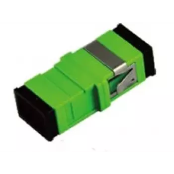Extralink SC/APC-adapter, single mode, simplex, no flange, groen
