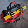 Einhell 4540036 E-Case Bag systeem-gereedschapstas, polyester, 30 kg draagvermogen, zwart/rood