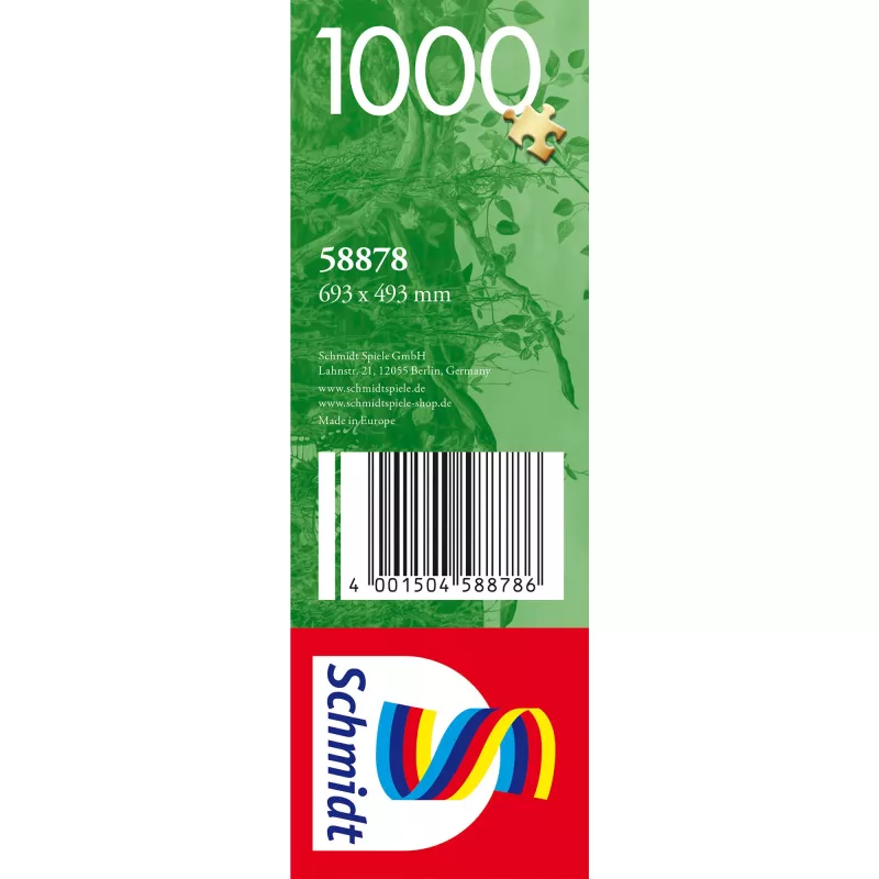 Puzzel 1000 stukjes, Schmidt Spiele Sprookjeskasteel en bosmagie