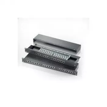ROLINE 48,30 cm (19 inch) patchpanel 1 HE, 24 poorten, Cat.5e, zwart (26.11.0328)