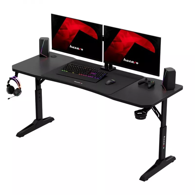 Huzaro Hero 4.6 zwart gamingbureau