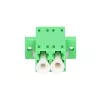 Extralink LC/APC singlemode duplex glasvezeladapter, groen, LC/APC-stekker