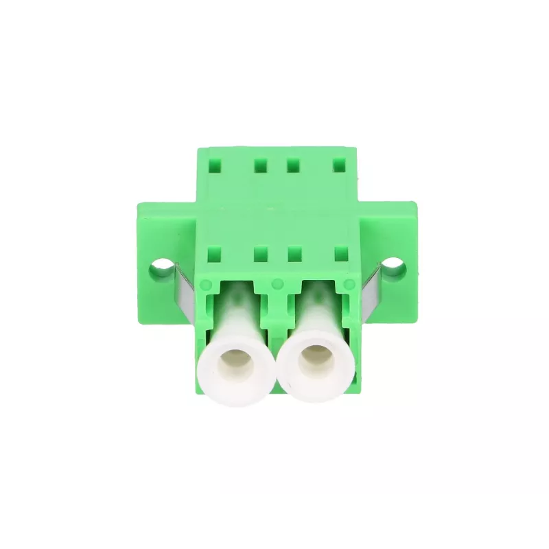 Extralink LC/APC singlemode duplex glasvezeladapter, groen, LC/APC-stekker