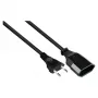 Good Connections Euro-verlengkabel zwart 0,5m