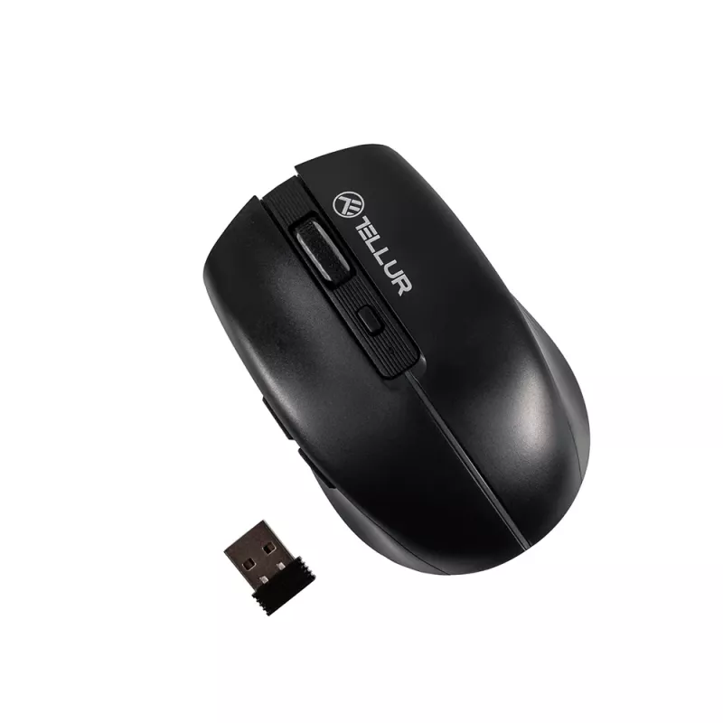 Tellur Silent Click draadloze muis zwart