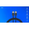 DisplayPort-kabel SAVIO CL-166 2 m zwart – DisplayPort 1.4, stekker-stekker, vergulde contacten
