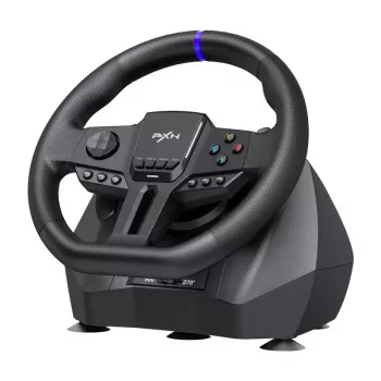 Gaming-stuurwiel PXN PXN-V900 Gen2 met instelbare gevoeligheid en vibratiefeedback