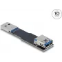 Gender-adapterkabel DELOCK 67420 — USB Type-A naar Type-A, zwart